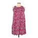 Blue Ginger Casual Dress: Pink Paisley Dresses - Women's Size 10