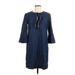 Draper James Casual Dress: Blue Dresses - Women's Size 6