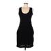 Banana Republic Casual Dress - Sheath: Black Dresses - Women's Size 8 Petite