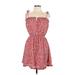 Here Comes the Sun Casual Dress: Red Hearts Dresses - Women's Size Large