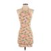 Forever 21 Casual Dress - Bodycon Halter Sleeveless: Orange Dresses - Women's Size Small