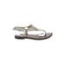 Sam Edelman Sandals: Tan Solid Shoes - Women's Size 8 - Open Toe