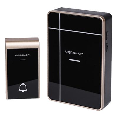 Drahtlose batteriebetriebene digitale IP44 drahtlose türklingel haus büro tür 150M Aigostar Image