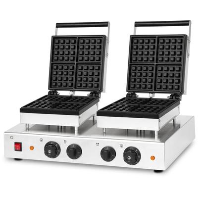 VERTES Waffeleisen belgische Waffel doppelt, 8 Waffeln gleichzeitig, 160 Stück pro Stunde, regelbar Image
