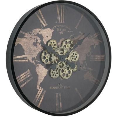 Boltze Gruppe - Wanduhr mit sichtbarem Uhrwerk rodas, ø 57 cm
