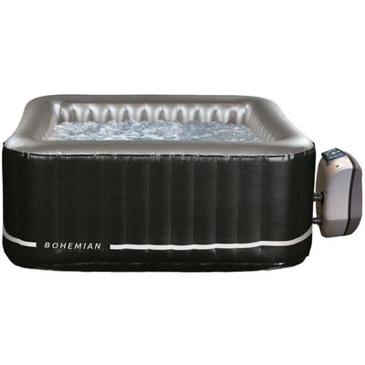 Netspa - Packung aufblasbarer Spa quadratisch Bohemian 2 Plätze 158x158x70cm - Dreifachfunktion: Image