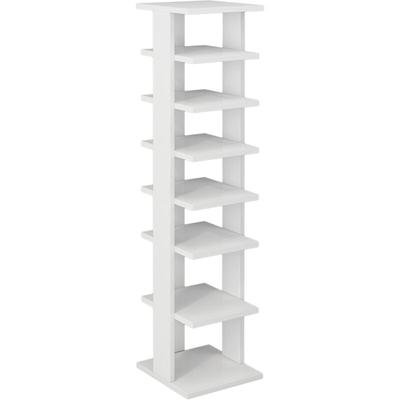 Schuhschrank Timo, Weiß, 26.7 x 110 cm Vicco Image
