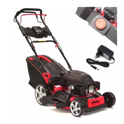 Benzin Rasenmäher 46cm Mäher Radantrieb Motormäher Elektrostart Akku 55827 Image