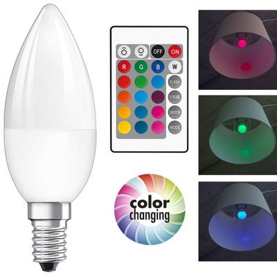Trade Shop Traesio - Trade Shop - 4.5W 2700K 250 lumen E14 led rgb glühbirne mit farbwechsel und Image