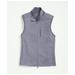 Brooks Brothers Men's Performance Series Full-Zip Pique Vest | Blue | Size Large