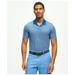 Brooks Brothers Men's Performance Series Hibiscus Print Jersey Polo Shirt | Blue | Size Medium