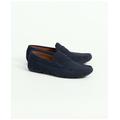 Brooks Brothers Men's Jefferson Suede Driving Moccasins Shoes | Navy | Size 11 D