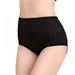 Women High Waist Tummy Control Cotton Briefs Jacquard Full Coverage Belly Panties Menstrual Period Briefs