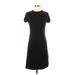 MICHAEL Michael Kors Casual Dress Crew Neck Short sleeves: Black Print Dresses - Women's Size X-Small