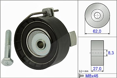 Schaeffler Ina Spannrolle, Zahnriemen [Hersteller-Nr. 531081310] für Mazda, Volvo, Ford