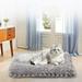 Kcavykas up to 60% off Gifts Pet Bed-Orthopedic Crate Foam Pet Bed- Pet Mattress Nonskid Bottom-Comfy Anxiety Pet Bed Mat Flash Deals Gray