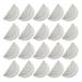 Pet Cage Paper Mat Bird Tray Liners 100 Pcs Parrot Feeder Supplies Cushion White