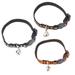 3 Pcs Halloween Costumes Pets Collar Collars for Large Breed Dogs Cat Bell Shaped