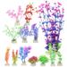 13 Pcs Ornament Artificial Plants Plants for Fish Tank Aquarium Plant Decorative Aquatic Plant Aquatic Plant Adornment Simulated Aquatic Plants Variety Plastic