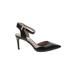 Louise Et Cie Heels: Pumps Stiletto Cocktail Black Solid Shoes - Women's Size 7 1/2 - Pointed Toe