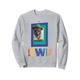 IF Movie Lewis Retro Vintage Bear In Frame Pastel Color Logo Sweatshirt