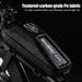 Pinfect Wheel Up Bicycle Frame Bag Hard Case Cycling Pannier Strong Pressure Resistance Bicycle Front Bumper Bag Eva Cycling Accessories