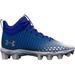 Under Armour Men s Spotlight Franchise 3 Mid RM Football Cleats (Royal/White 12)