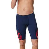 Speedo Men s Vortex Maze Jammer Swimsuit (Red/White/Blue 24)