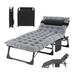 Camping Cot Portable Folding Cots Adults Heavy Duty Sleeping Bed with Carry Bag