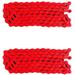 2X Bicycle BMX Road Bike 1/2 inch X 1/8 inch Fixied Chain Single Speed 96 Link Red