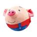 Meitianfacai Interactive Baby Toys Pig Jumping Squeaky Kids Toys with Recording and Music Modes Rechargeable Moving Plush Toys for Kids Toddlers