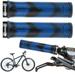 Yegsfteu 1 Pair Bicycle Handlebar Grips Cover Non-Slip Bicycle Handlebar Grips Cover for Mountain Bike Road Bike Cycling Replacement Parts (Dark Blue)