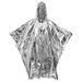 Raincoat Ponchos for Adults Plus Size Disposable Pe Aluminum Film Men and Women