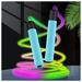 LED Jump Rope Luminous Adjustable Skipping Ropes Sports Fitness Rope Suitable for Girls Boys Adults