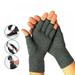 Half Finger Gloves Joint Pain Relief (Therapy) Handwear Compression Lightweight Breathable (Arthritis)