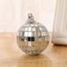ALSLIAO 5 10 15 20cm Disco Mirror Ball DJ Light Silver Dance Party Stage Lighting Eve 10cm
