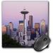 8 X 8 X 0.25 Inches Mouse Pad WA Seattle Space Needle Mt. Rainier - Jamie And Judy Wild (Mp_95869_1)