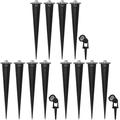 Garden Ground Accessories Nail Rod Solar Light Patio Lights Stake Stakes Replacement 24 Pcs