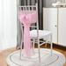 Chair Back Decoration Chair Back Flower Butterfly Banquet Wedding Stool Straps