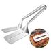 npkgvia Kitchen Gadgets Tools Stainless Steel Food Clip Bread Meat Tongs Steak Clamp Cooking Tool Stainless Steel BBQ Universal For Children Kitchen Utensils Set
