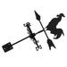 Rooster Weathervane Garden Trim Outdoor Decor Wind Indicator Metal Iron