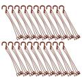 50pcs Hanging Basket Hooks Hanging Planter Holder Flower Pot Hangers for Garden Flower Pots Bird Feeders Lanterns