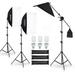 Andoer Photography lamp set 3/ Softbox * Broadcast Product Video Live Arm * 1 Set With 135w Kit Softbox Set * 1 Studio 135w Led * Studio Kit Softbox With 135w Led 1 Studio Product * 3/ 2m Stand *