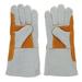 1 Pair Welding Gloves Heat Resistant Gloves Cowhide Leather Gloves Mig Welding Gloves