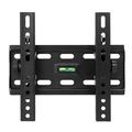 Fresh Fab Finds TV Wall Mount TV Wall Holder Bracket Support 15-43 in. Flat TV Max Hole Distance 200 x 200mm Hold Up to 55 lbs Black