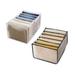 Scnor Wing Wing in Clearance- 2pc 7 Grids Washable Wardrobe Clothes Organizer Jeans Compartment Storage Box 36*25*20