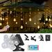 Solar Lights Outdoor Pathway Solar Light Strip 8 Modes IP68 Clip Type Solar Panel - USB Charging + Remote Control (mode Display/power Display) Soft Light Strip Outdoor Court Up to 65% off!