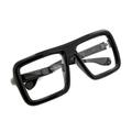 Large Nerd Oversized Square Thick Frame Clear Lens Glasses for Unisex