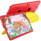 WQJNWEQ Spring Sale Tablet PC For Children android 7.1 16GB 7Inch IPS Bluetooth WIFI Bundle Case