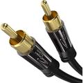 â€“ 3ft Short â€“ RCA/Phono subwoofer Lead Cable 1 to 1 RCA/Phono Audio/Digital/Video (Coax Cable RCA/Phono